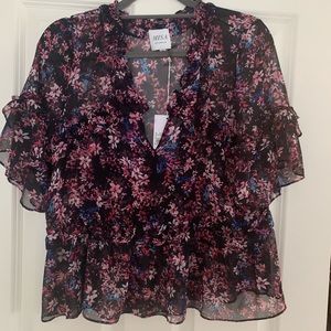 NWT floral Misa Los Angeles Top
